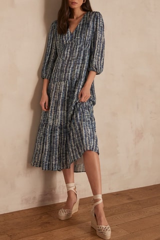 Vestido midi - Azul