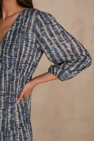 Vestido midi - Azul