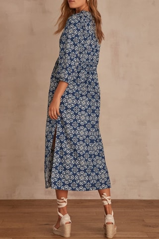 Vestido midi - Azul