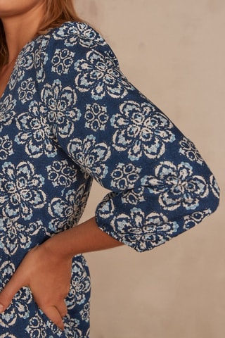 Vestido midi - Azul