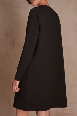 Vestido trapecio - Negro