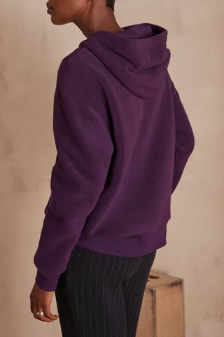Sudadera con capucha - Violeta
