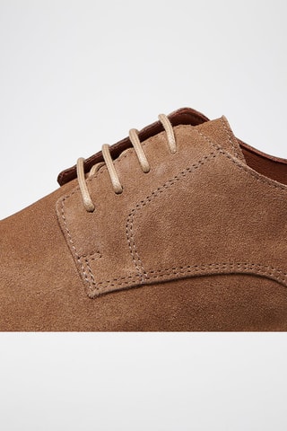 Stringate in pelle - Marrone