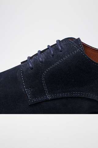 Stringate in pelle - Navy