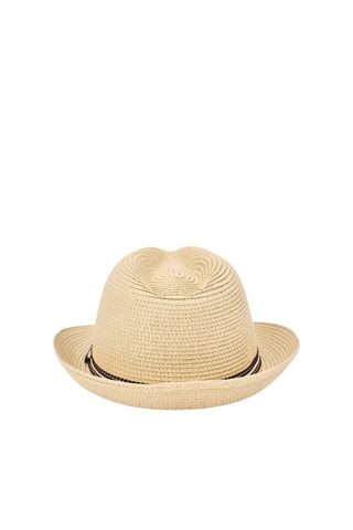 Trilby di paglia - Beige