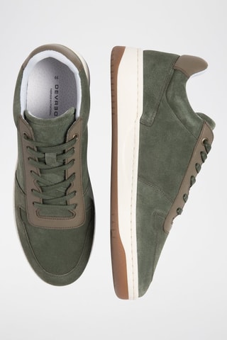 Sneakers in pelle - Kaki