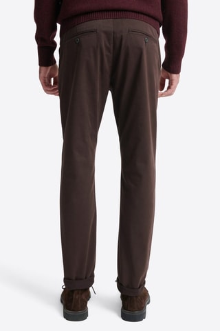 Pantaloni chino in cotone bio - Marrone