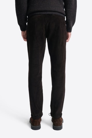 Pantaloni in velluto - Marrone scuro