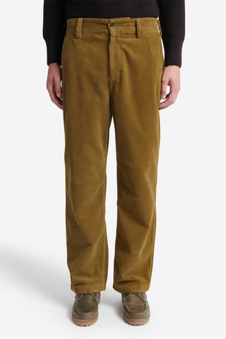 Pantaloni in velluto - Verde oliva