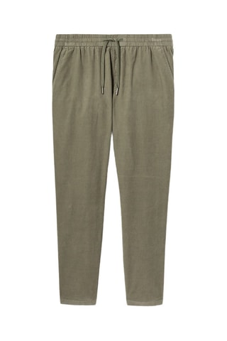 Pantaloni in velluto - Verde acqua
