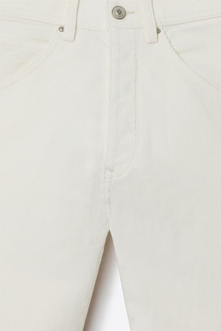 Pantaloni chino in velluto - Ecrù