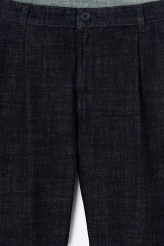 Pantaloni chino regular - Nero melange