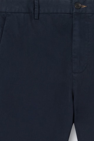 Pantaloni chino slim in cotone bio - Navy