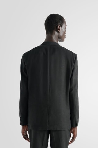 Veste de costume en lin - Noir