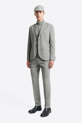 Giacca da completo in lana - Grigio melange