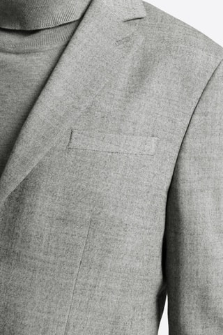 Giacca da completo in lana - Grigio melange