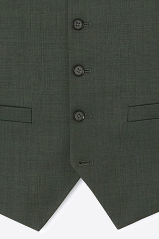 Gilet da completo in lana - Verde scuro