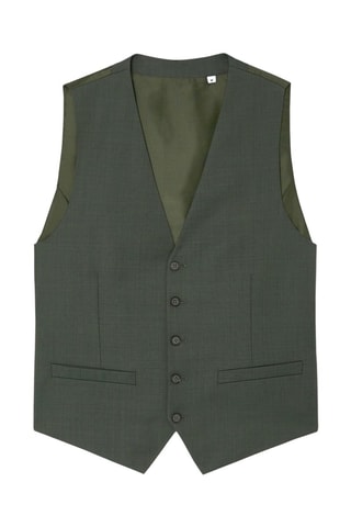 Gilet da completo in lana - Verde scuro