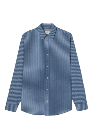 Camicia regular - Cobalto