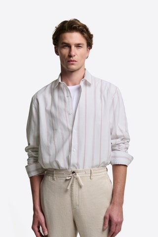 Camicia slim - Rosa antico