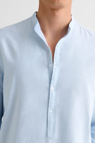 Camicia slim - Celeste