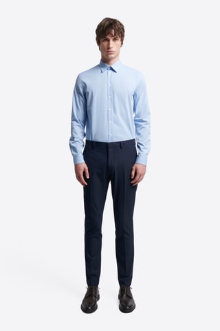 Camicia slim - Celeste