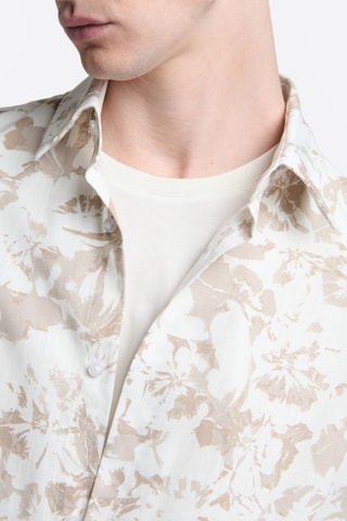 Camicia slim - Beige