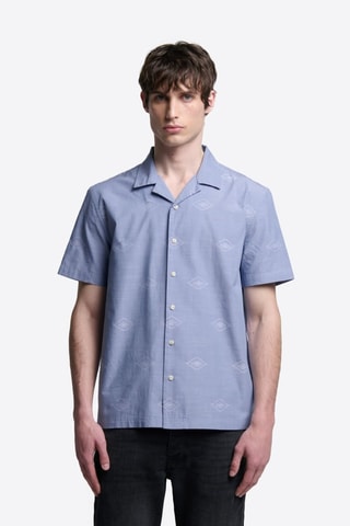 Camicia regular - Celeste