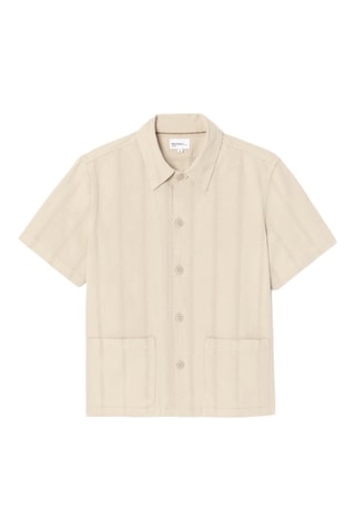 Camicia regular - Beige