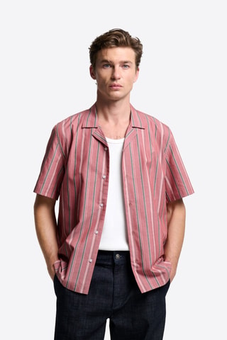Camicia slim - Rosso mattone