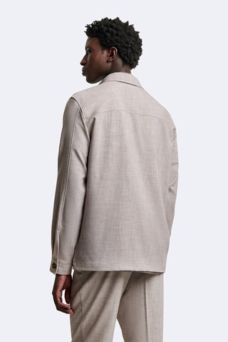 Sovracamicia regular - Beige
