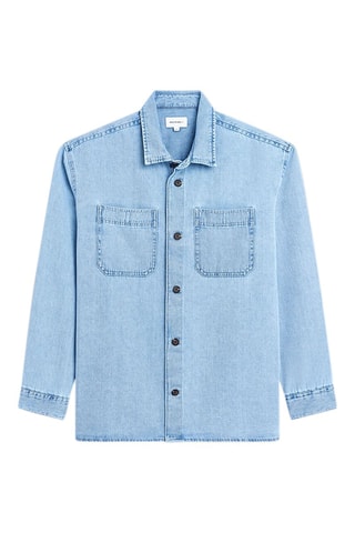 Sovracamicia regular - Blu