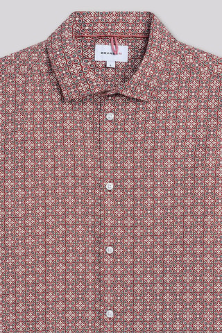 Camicia slim - Rosso