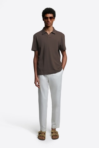 Polo slim - Marrone
