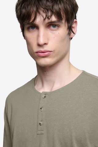 T-shirt slim - Kaki melange