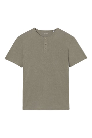 T-shirt slim - Kaki melange