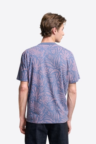 T-shirt slim - Cobalto