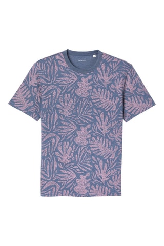 T-shirt slim - Cobalto