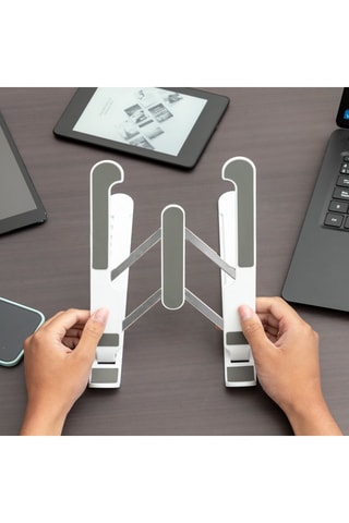 Support pour ordinateur portable - Blanc
