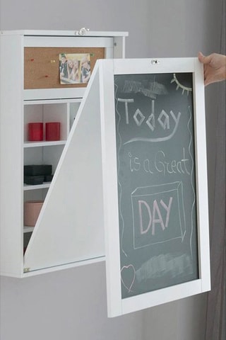Bureau mural - Blanc
