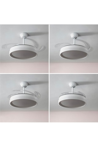 Ventilatore a soffitto con luce LED telecomandato Keteez - 72 W