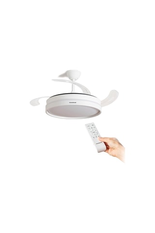 Ventilatore a soffitto con luce LED telecomandato Keteez - 72 W