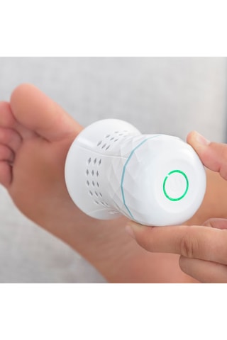 Lima pedicure ricaricabile con aspiratore integrato - 2 velocità