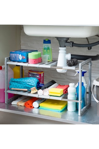 Etagère d'évier extensible
