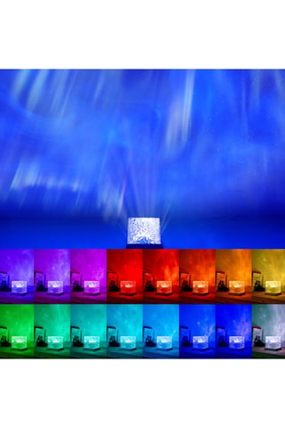 Lampe LED Aurores Boréales - Transparente - 3 W