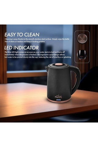 Bouilloire en acier inoxydable Any Morning - 1,8 l