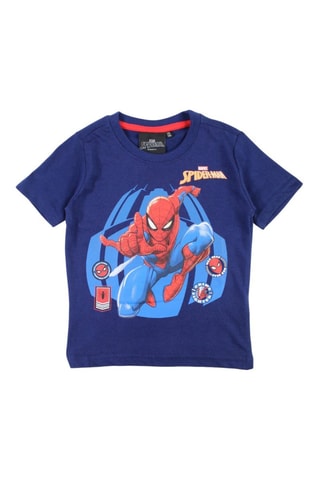 T-shirt Spider - Bleu marine