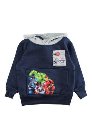 Sweat à capuche Avengers Marvel - Bleu marine