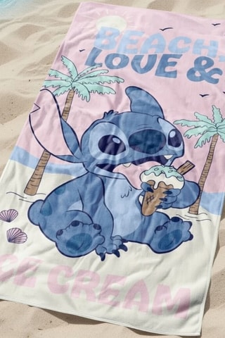 Serviette Lilo et Stitch Disney - Rose