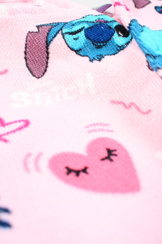 Peignoir à capuche Lilo et Stitch Disney - Rose